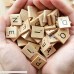 BSIRI Scrabble Tiles Wood Craft Letters Word Tiles for Scrap Booking 100 Pieces Standard Complete Set B00L9AZXPM